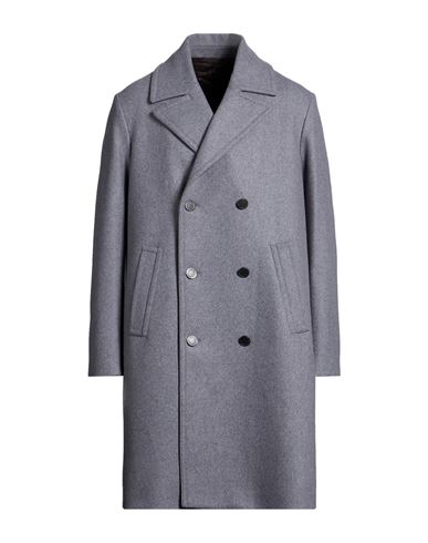 Man Coat Grey Size 40 Wool, Polyamide, Cashmere