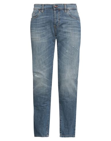 Man Jeans Blue Size 30 Cotton, Elastane