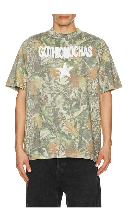 Gothicmochas Rockstar Tee in Green. - L also in S, M, XL/1X