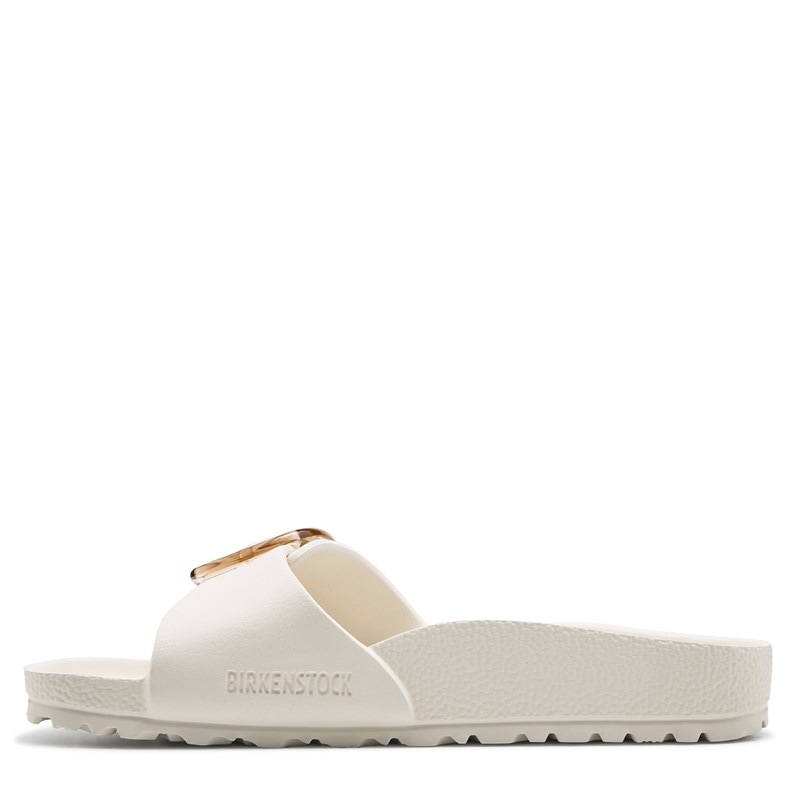 Women's Madrid Essentials Big Buckle Footbed Sandals (Eggshell)