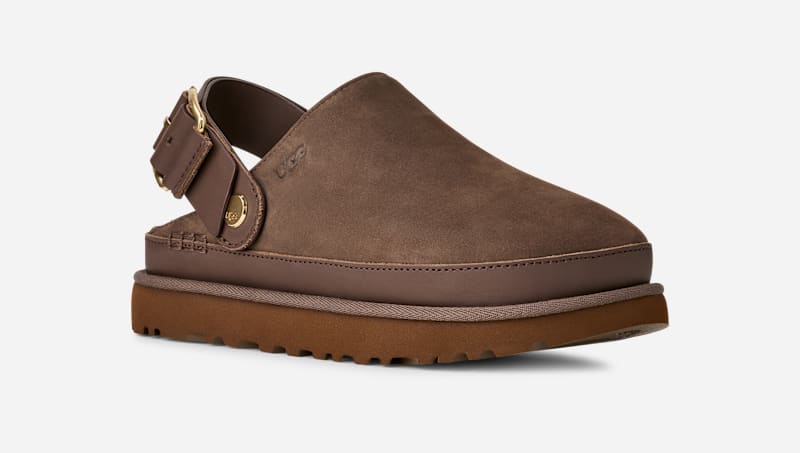 ® Women's Goldenstar Villa Clog Nubuck Shoes in Molasses