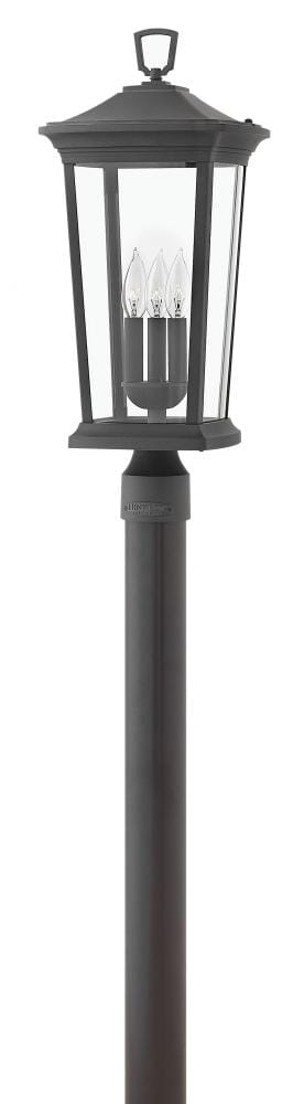 Museum Black LED Post Top Pier Mount from the Bromley Collection