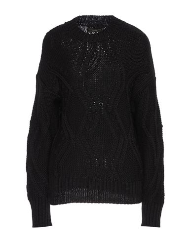 Woman Sweater Black Size ONESIZE Acrylic, Viscose, Wool, Alpaca wool