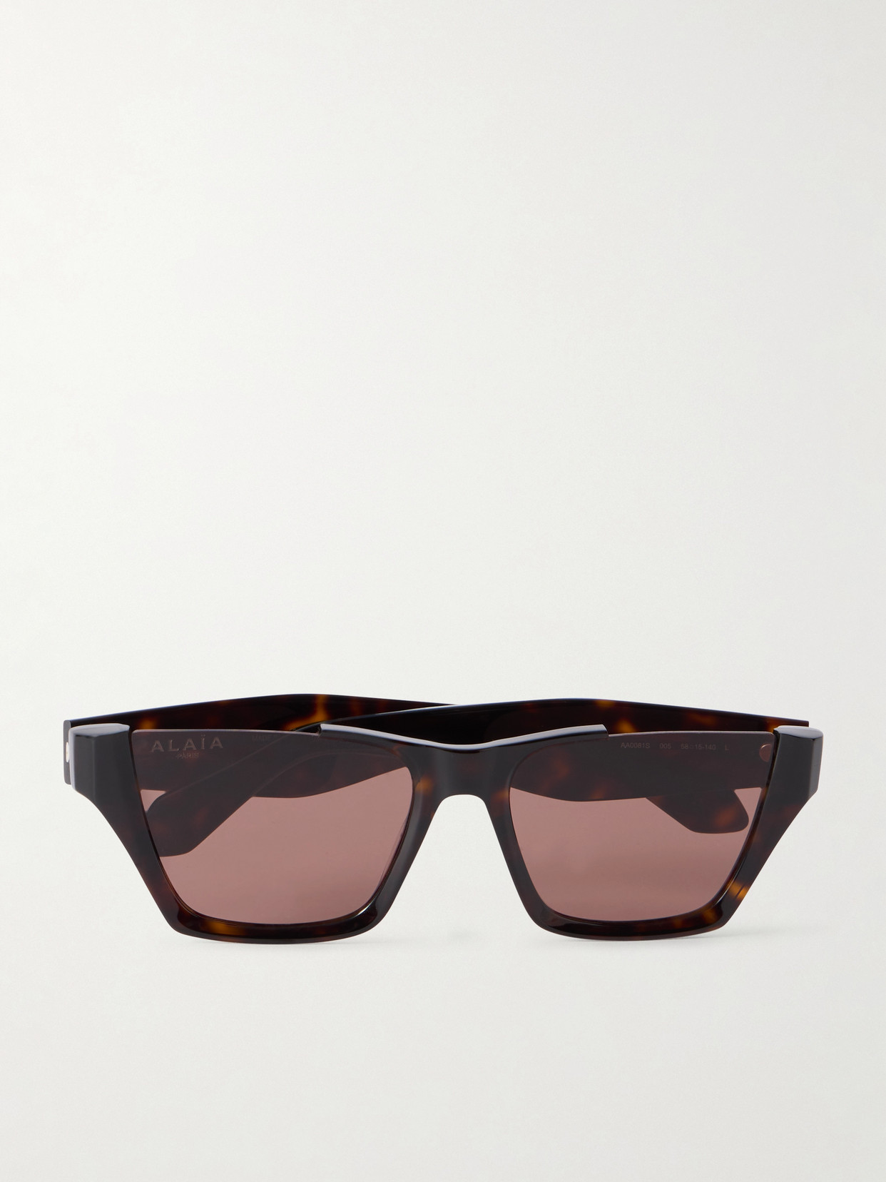 Square-frame Tortoiseshell Acetate Sunglasses - Brown