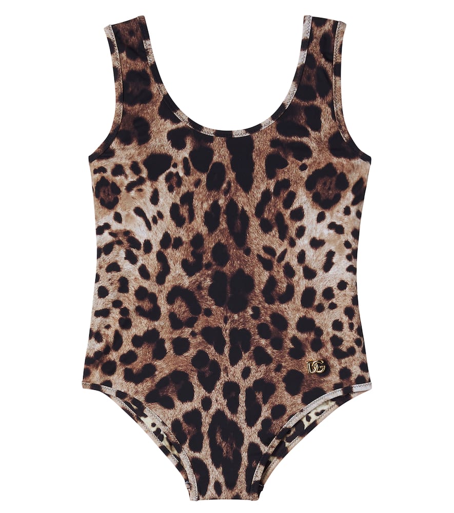 Leopard-print swimsuit