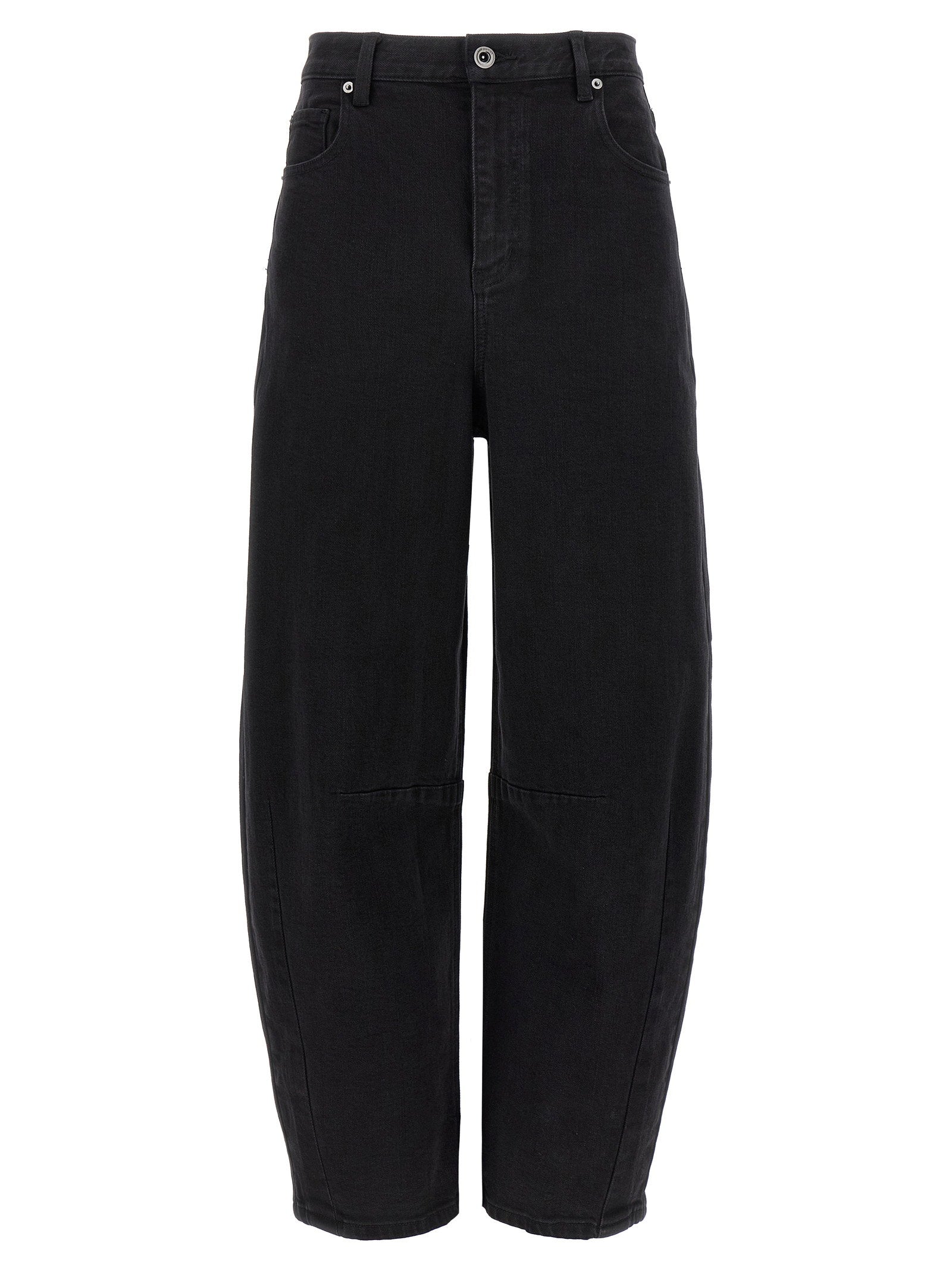 Black Barrel Leg Jeans