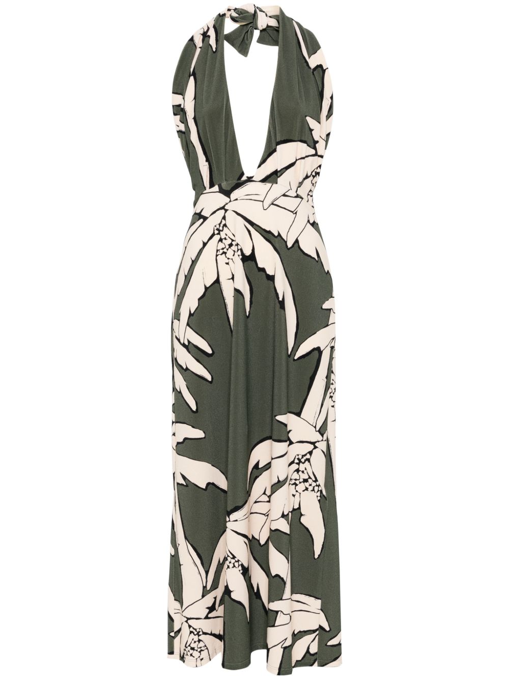 Oceanic Mantra midi dress - Green