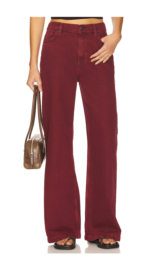 Free People x We The Free Stride Jean In Syrah in Syrah. 32 also
