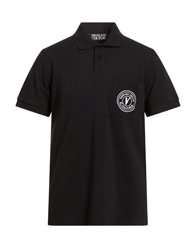 Man Polo shirt Black Size S Cotton