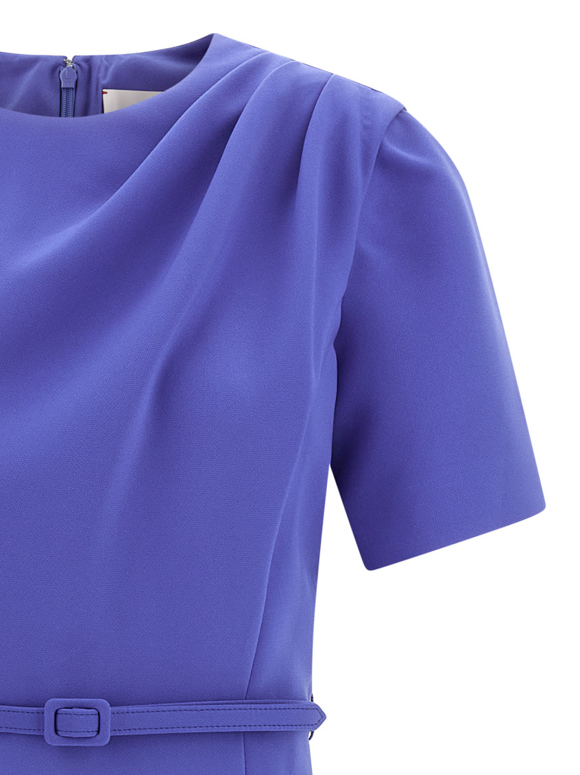 Draped Dress Dresses Blue