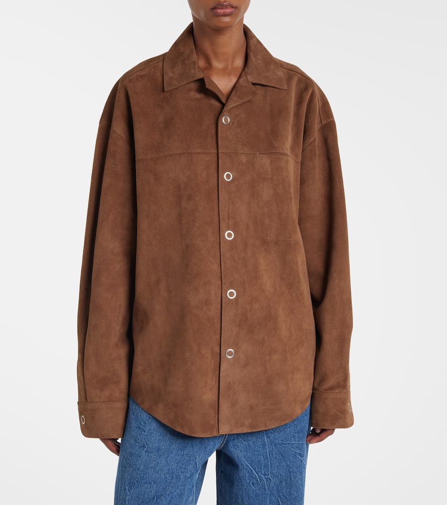 Suede overshirt