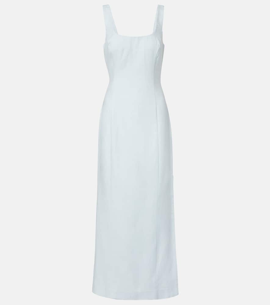 Linen maxi dress