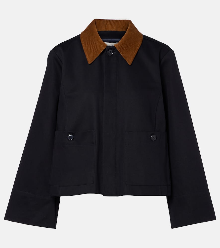 Small cotton trench jacket