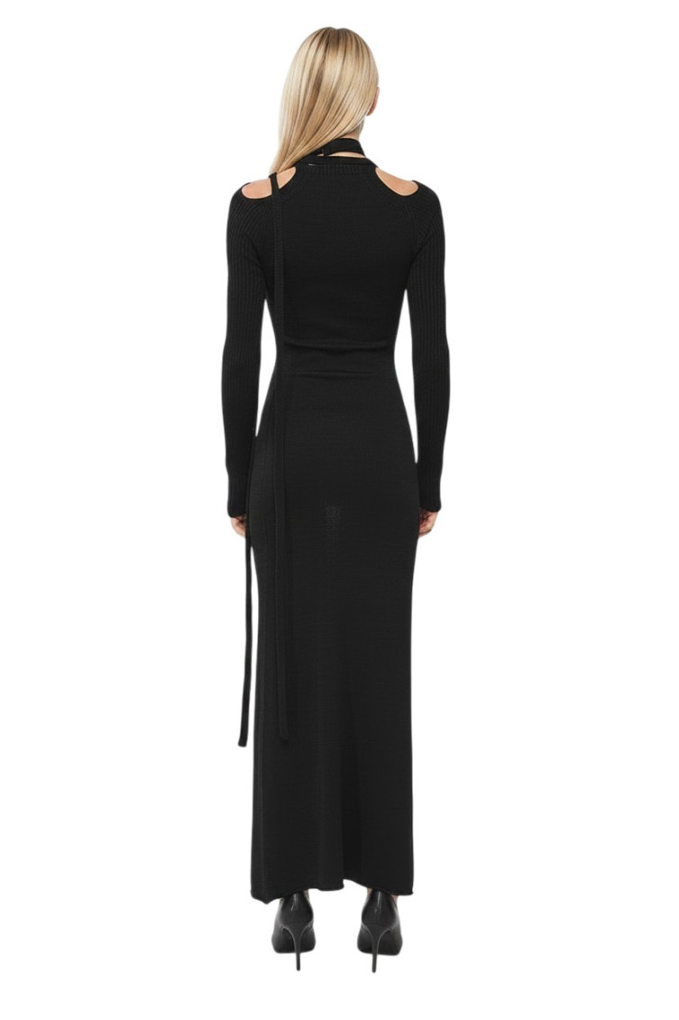 Maxi Knit Dress In Italian
