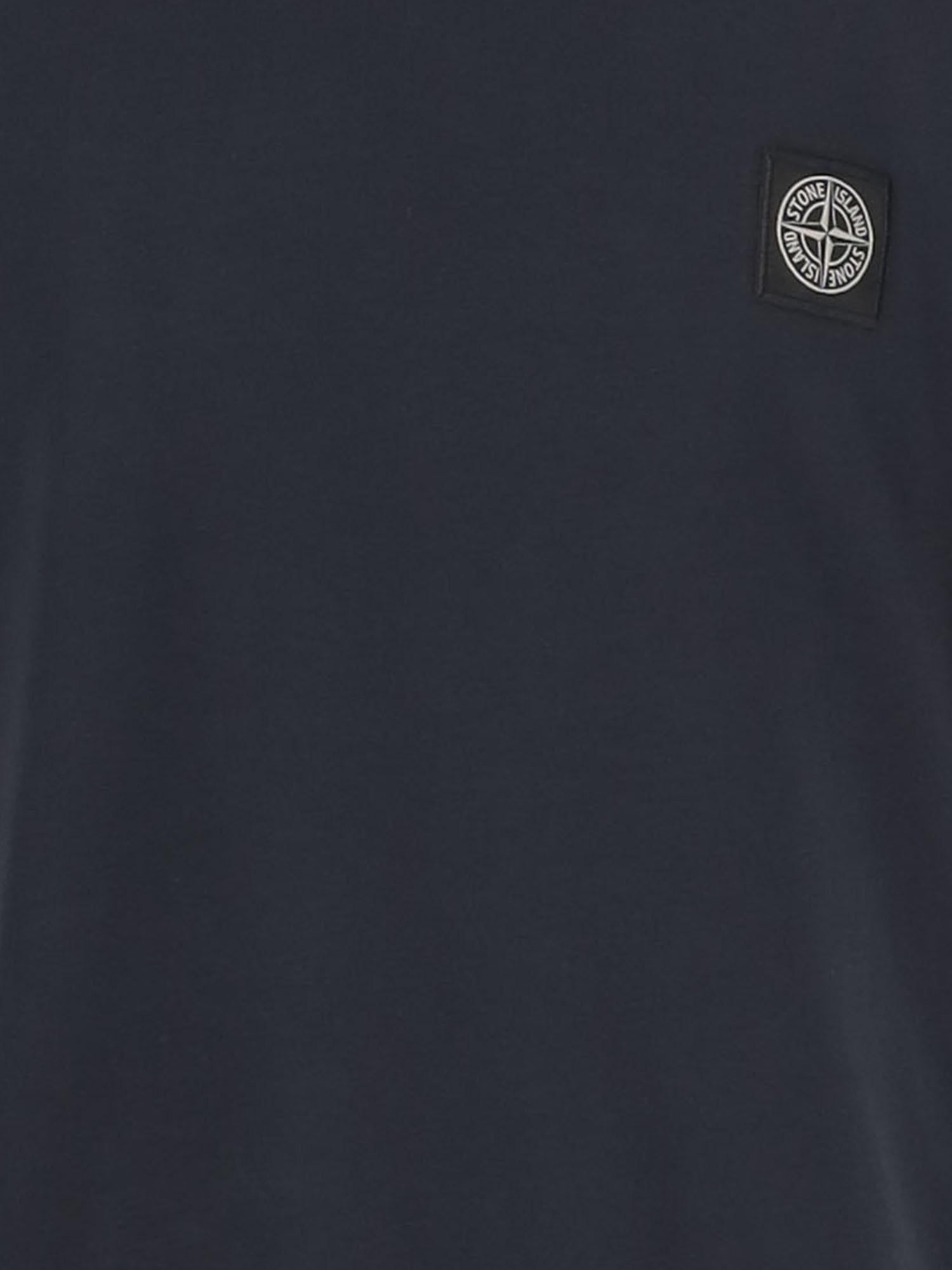 Cotton Logo T-Shirt — Navy