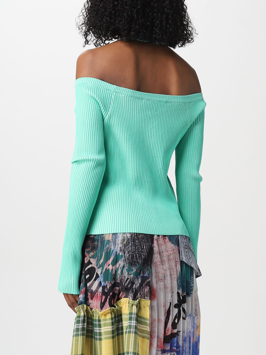 Top Woman color Green