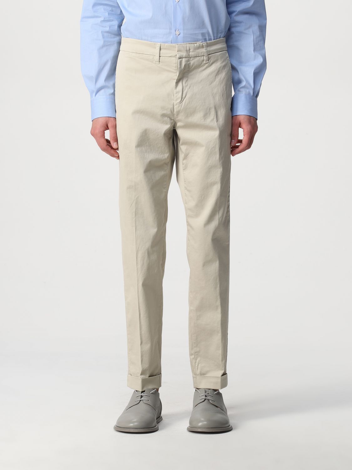 Pants in stretch cotton