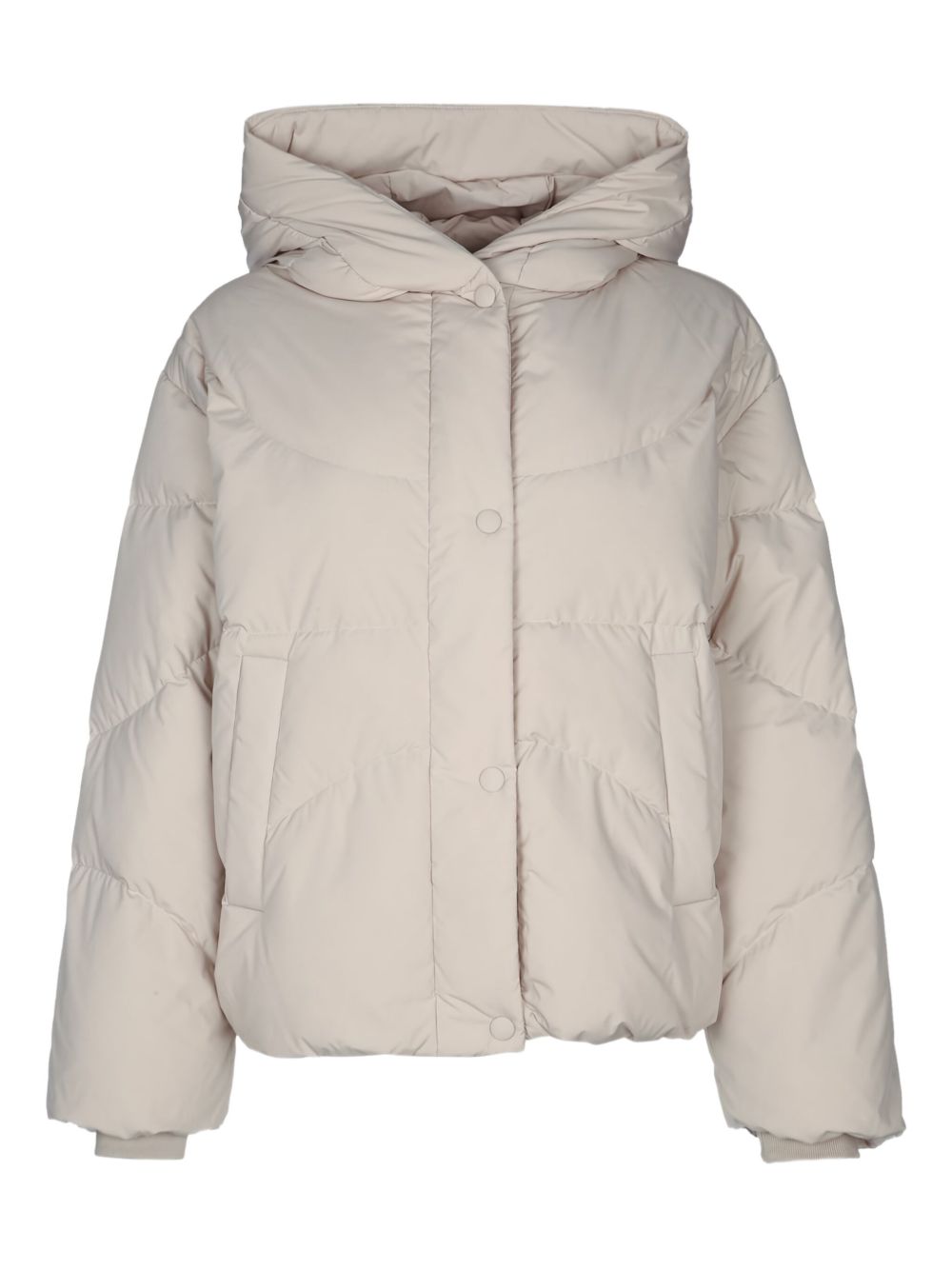 I BLUES hooded puffer jacket - White