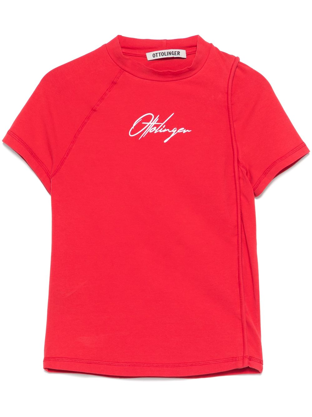 Deconstructed T-shirt - Red
