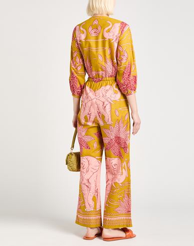 Woman Jumpsuit Mustard Size M Cotton