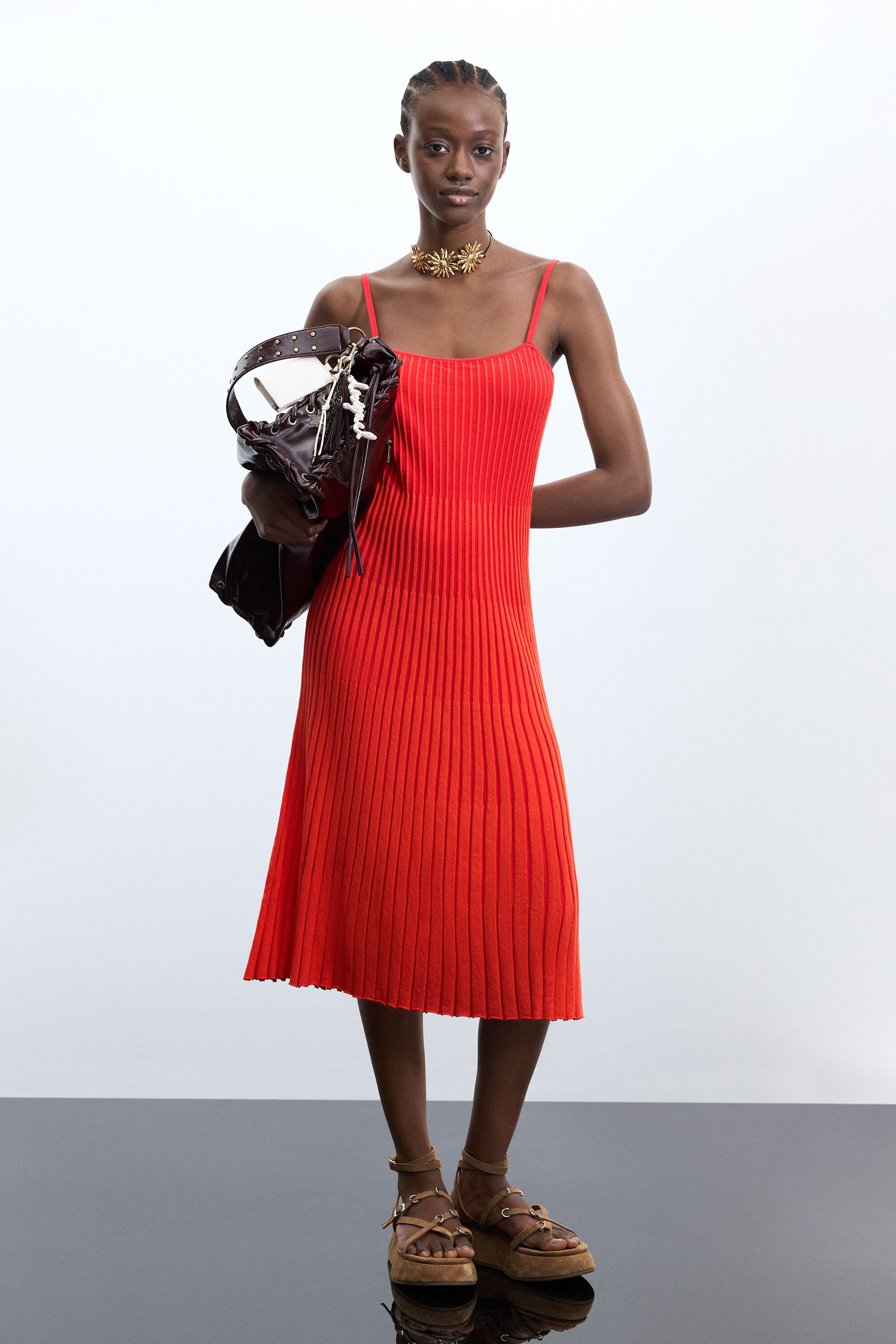 Strappy Dress 100% Cotton