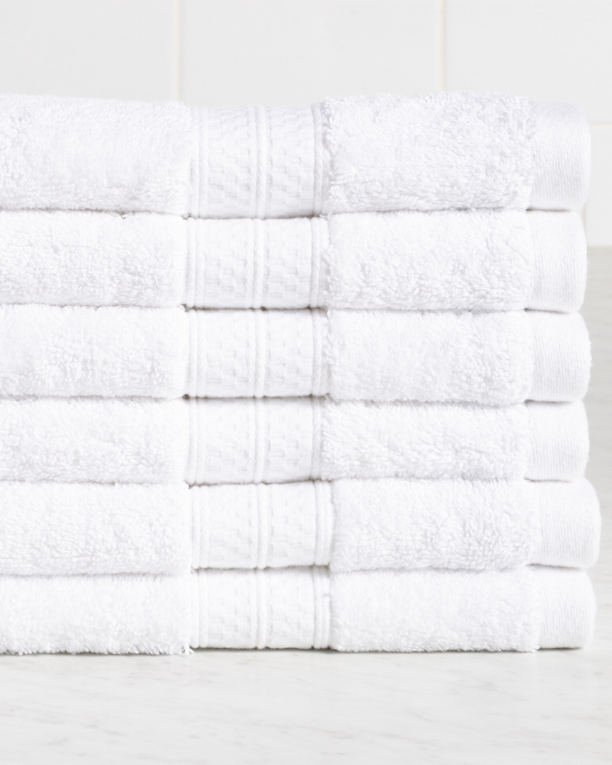 Rayon from Bamboo Blend Solid 6pc Hand Towel Set