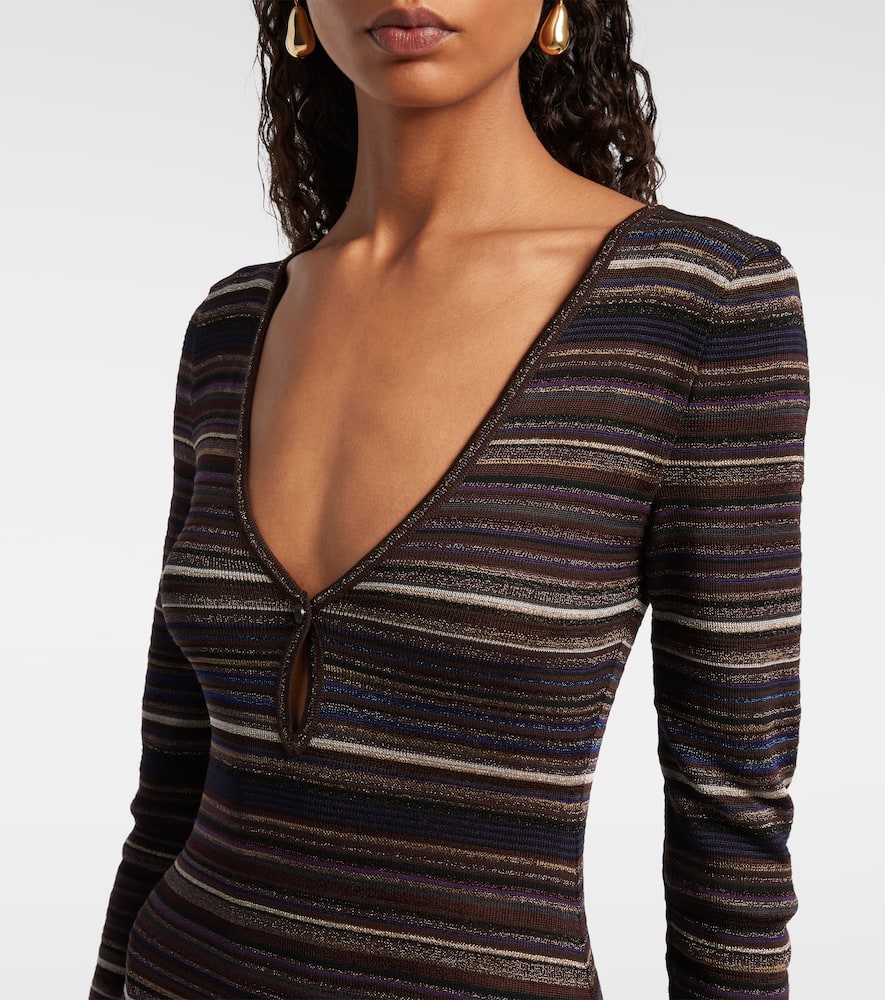 Striped maxi dress