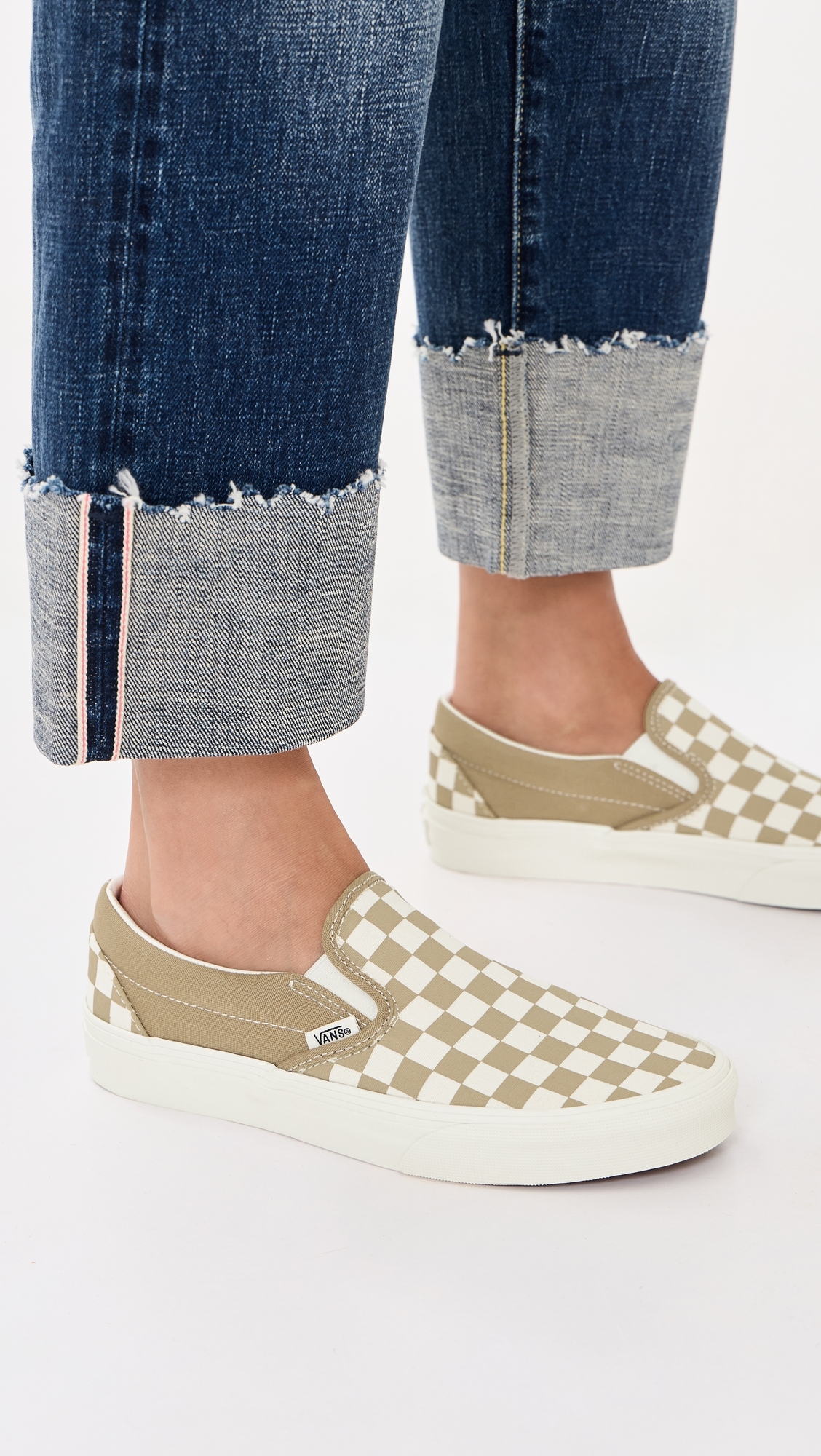Classic Slip On Sneakers Color Th Checkerboard Incense W
