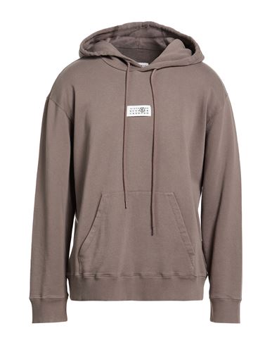 Man Sweatshirt Taupe Size M Cotton