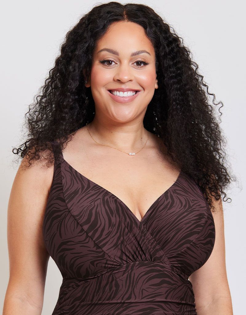 Adella Calypso Plunge Control Underwired Swimsuit