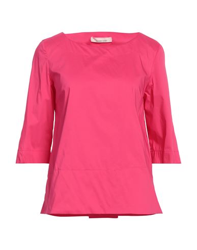 Woman Top Fuchsia Size 12 Cotton, Polyamide, Elastane