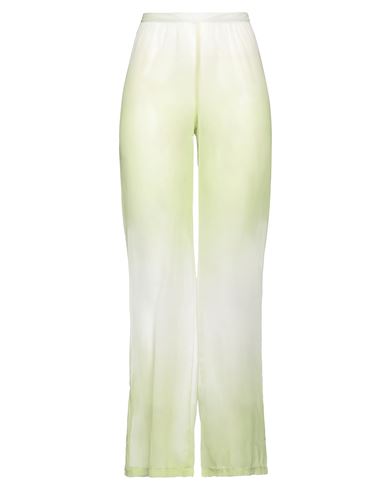 Woman Pants Lime green Size 6 Polyester