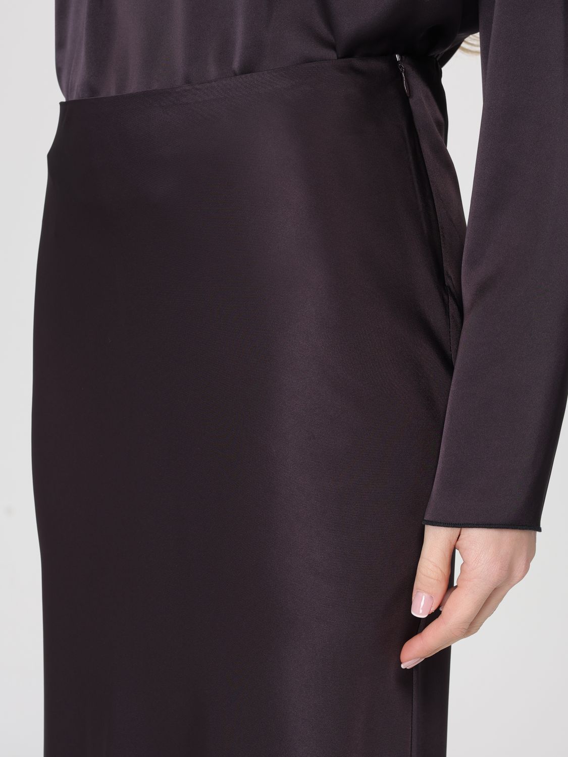 Skirt Woman color Brown