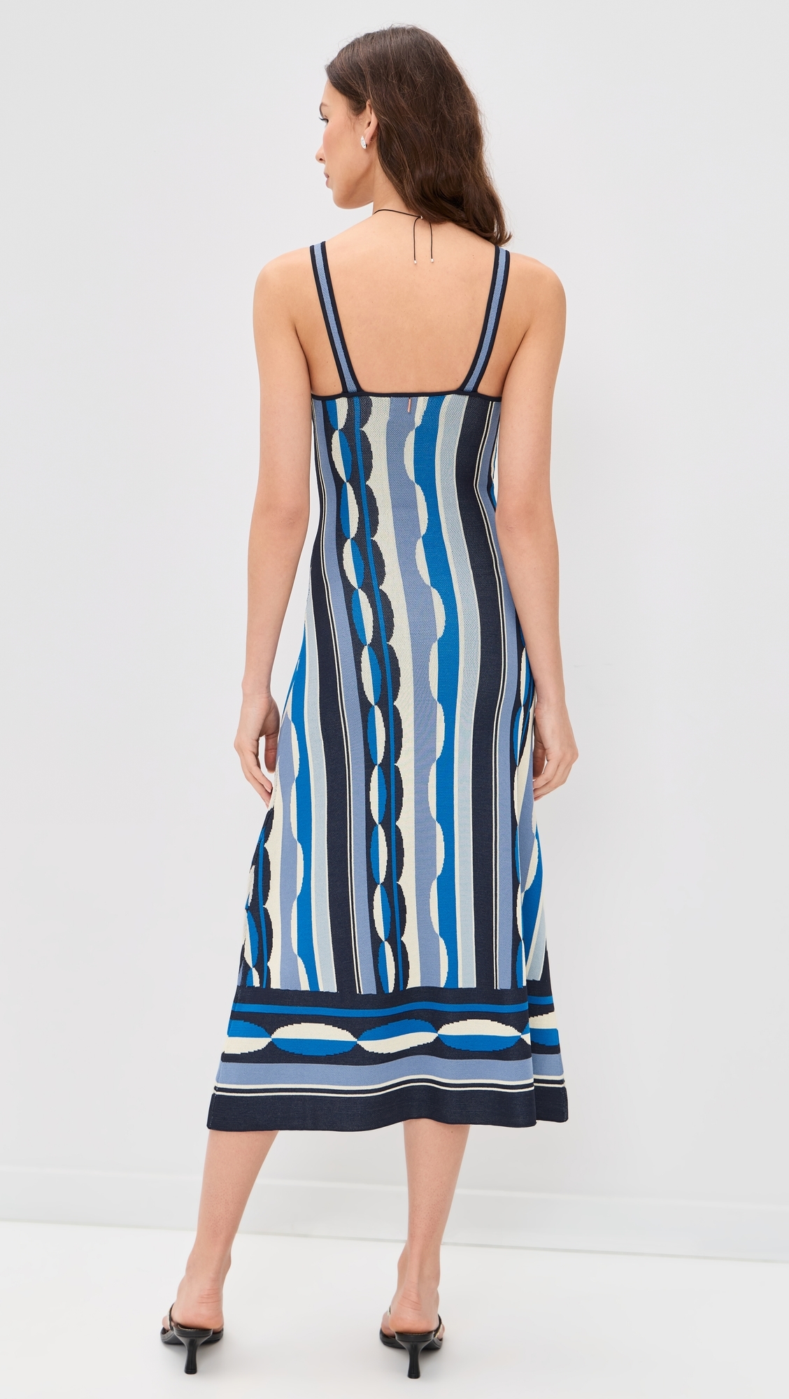 Tali Dress Geo Stripe Knit