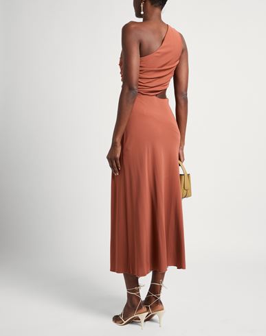 Liviana Conti Woman Maxi dress Brown Size 8 Viscose