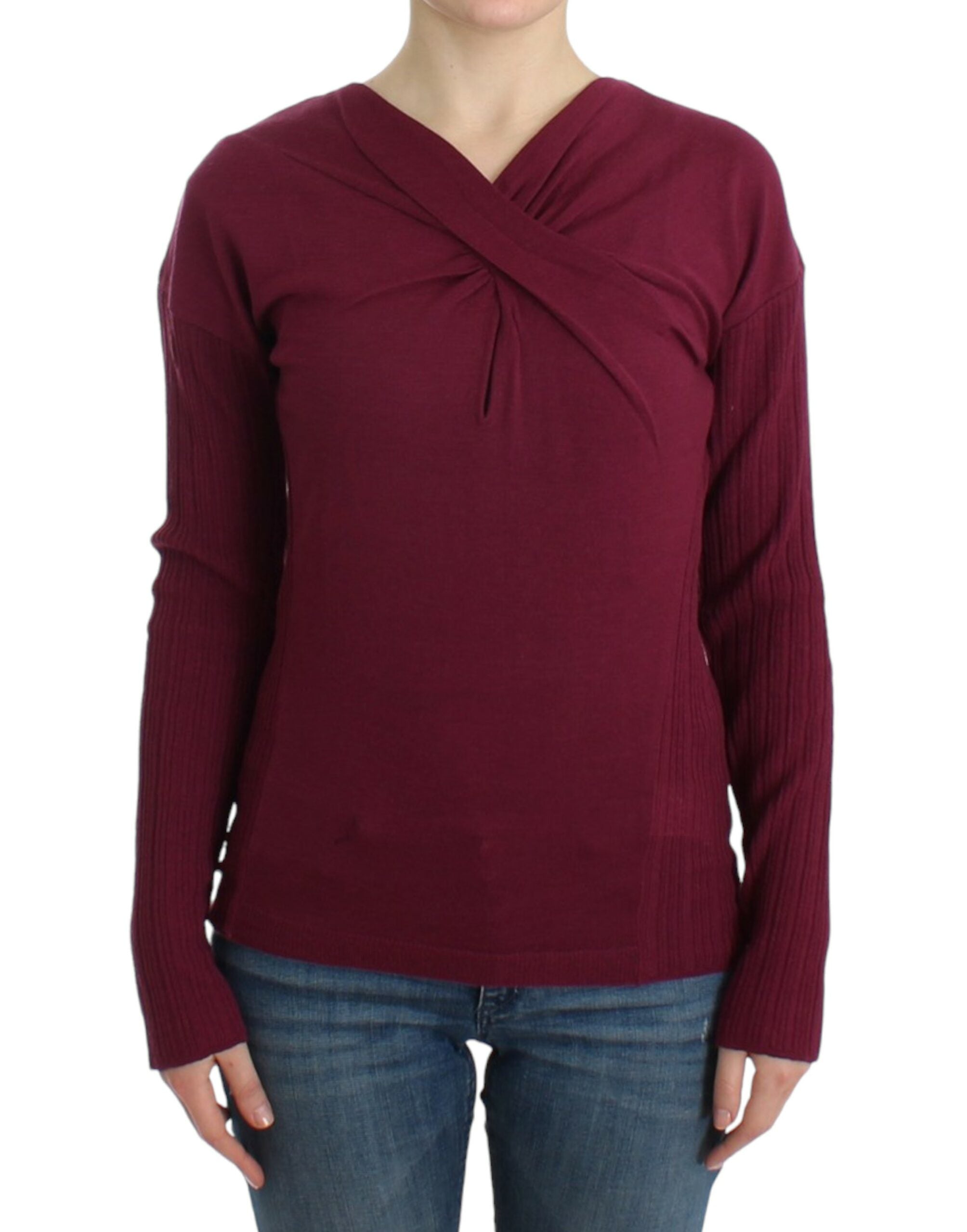 Keyhole Sweater — Purple