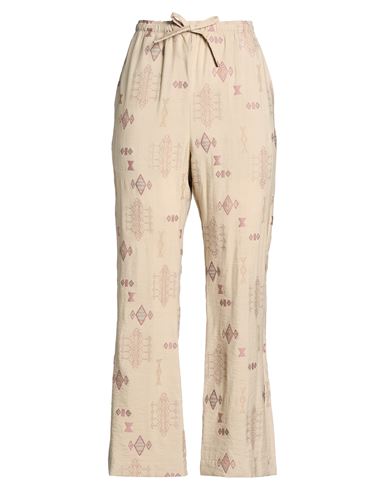 Woman Pants Beige Size S Rayon, Polyester, Nylon