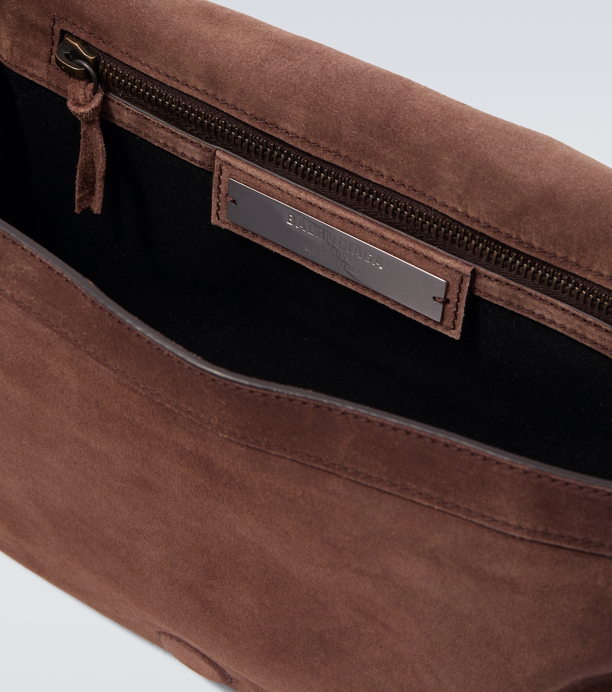 Le City Small suede messenger bag