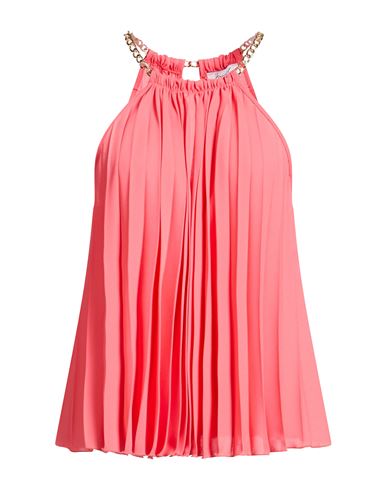 Woman Top Coral Size M Polyester