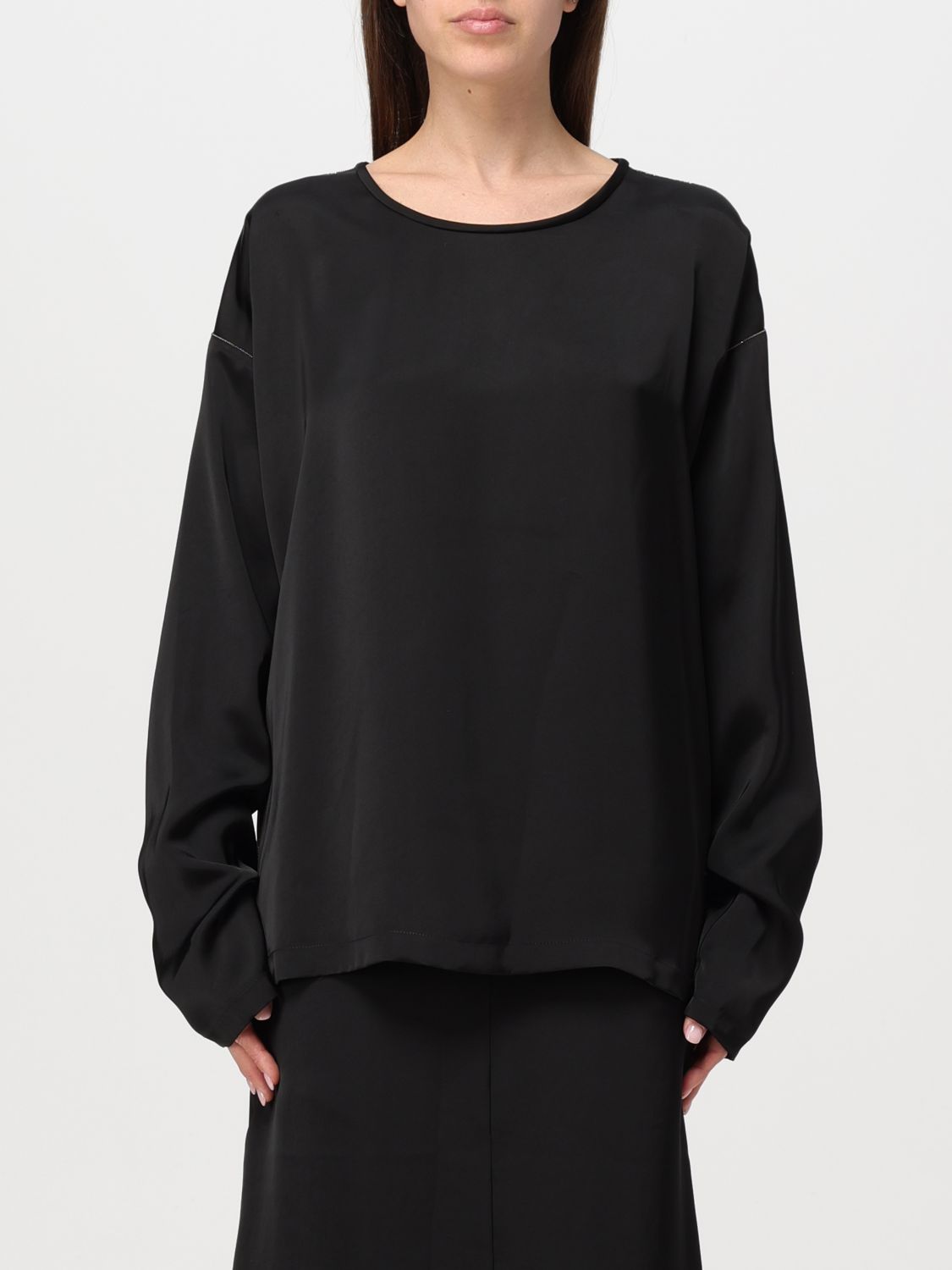 Top Woman color Black