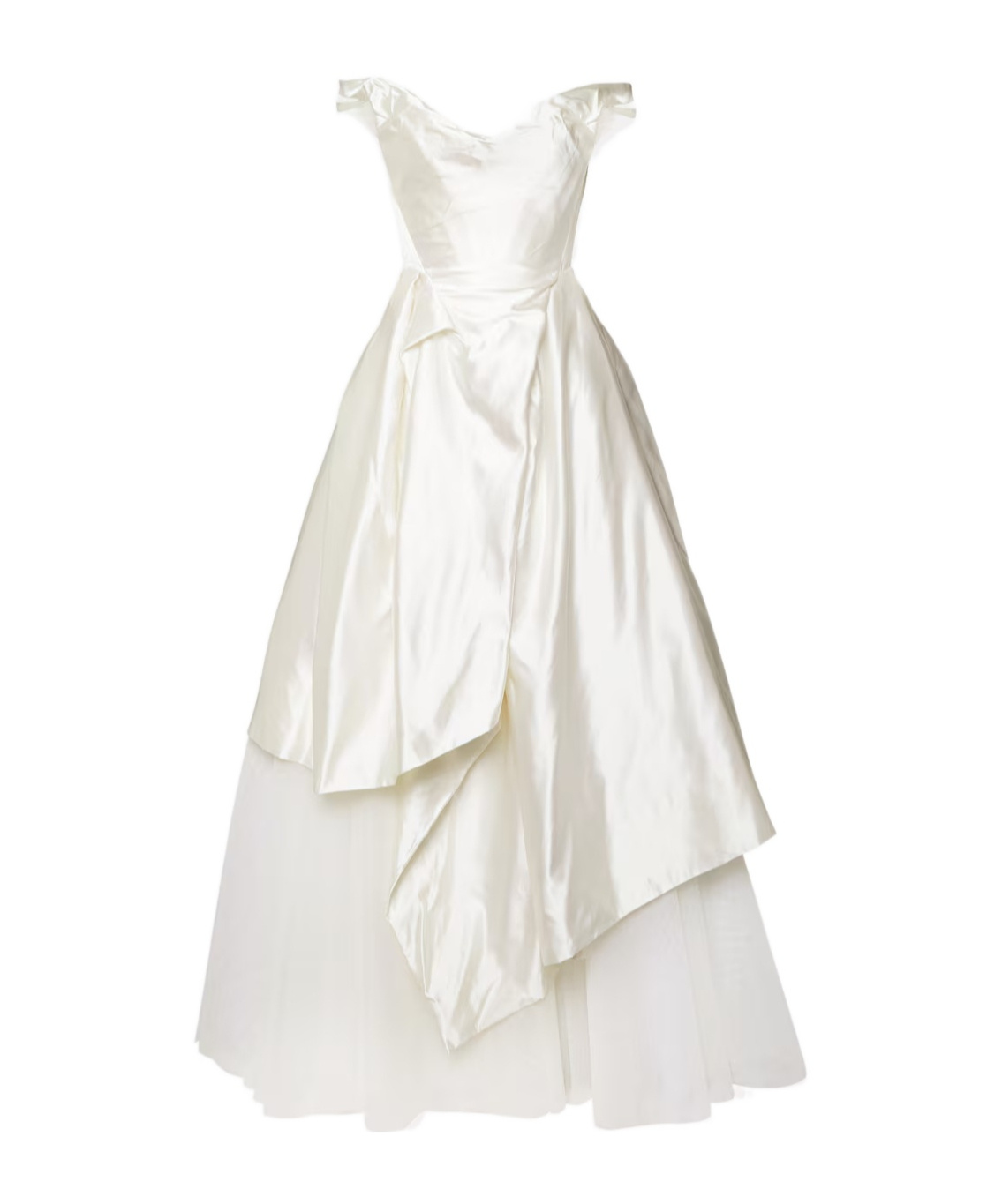 Bridal Nebula silk gown
