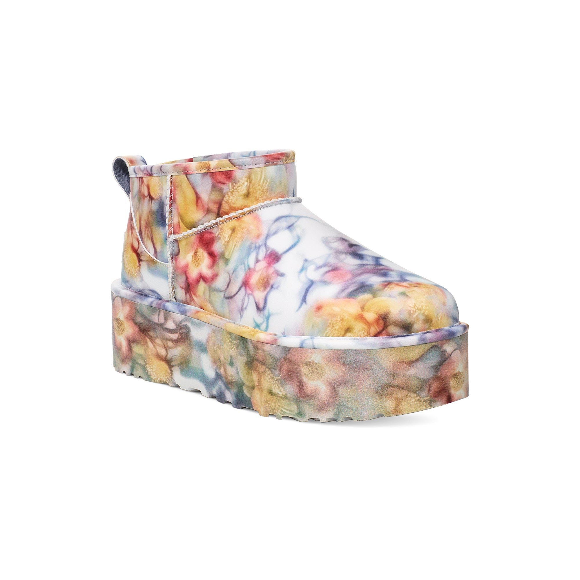 (WMNS) Classic Ultra Mini Platform Boots 'Collina Strada Light Blue Floral'