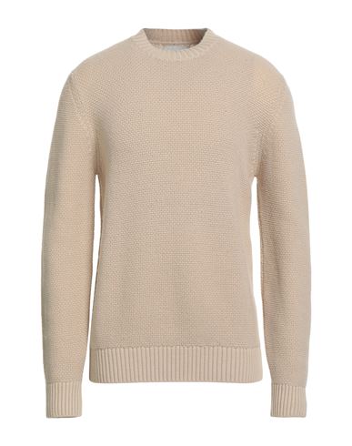 Man Sweater Beige Size M Virgin Wool
