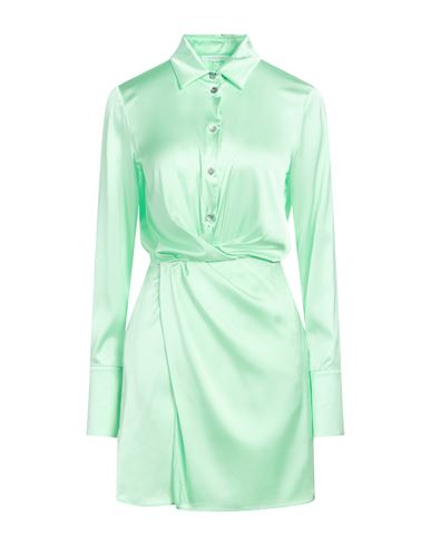 Woman Mini dress Light green Size 4 Viscose, Polyamide, Elastane
