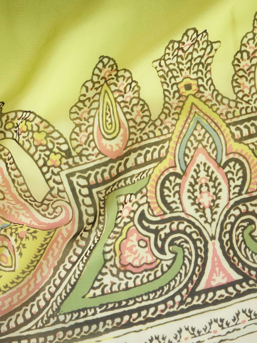 - Printed Silk Dress