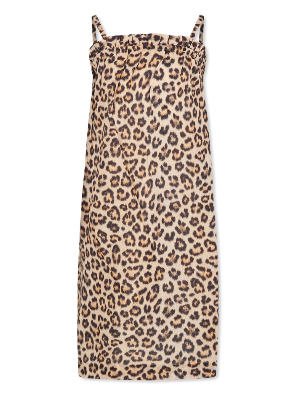 Leopard-print dress - Neutrals