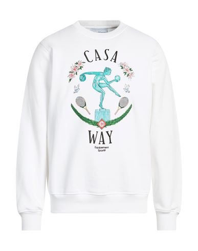 Man Sweatshirt White Size M Organic cotton