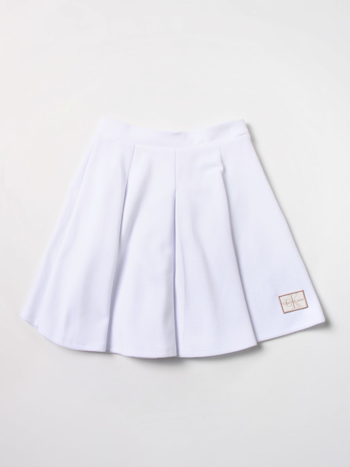 Skirt Kids color White