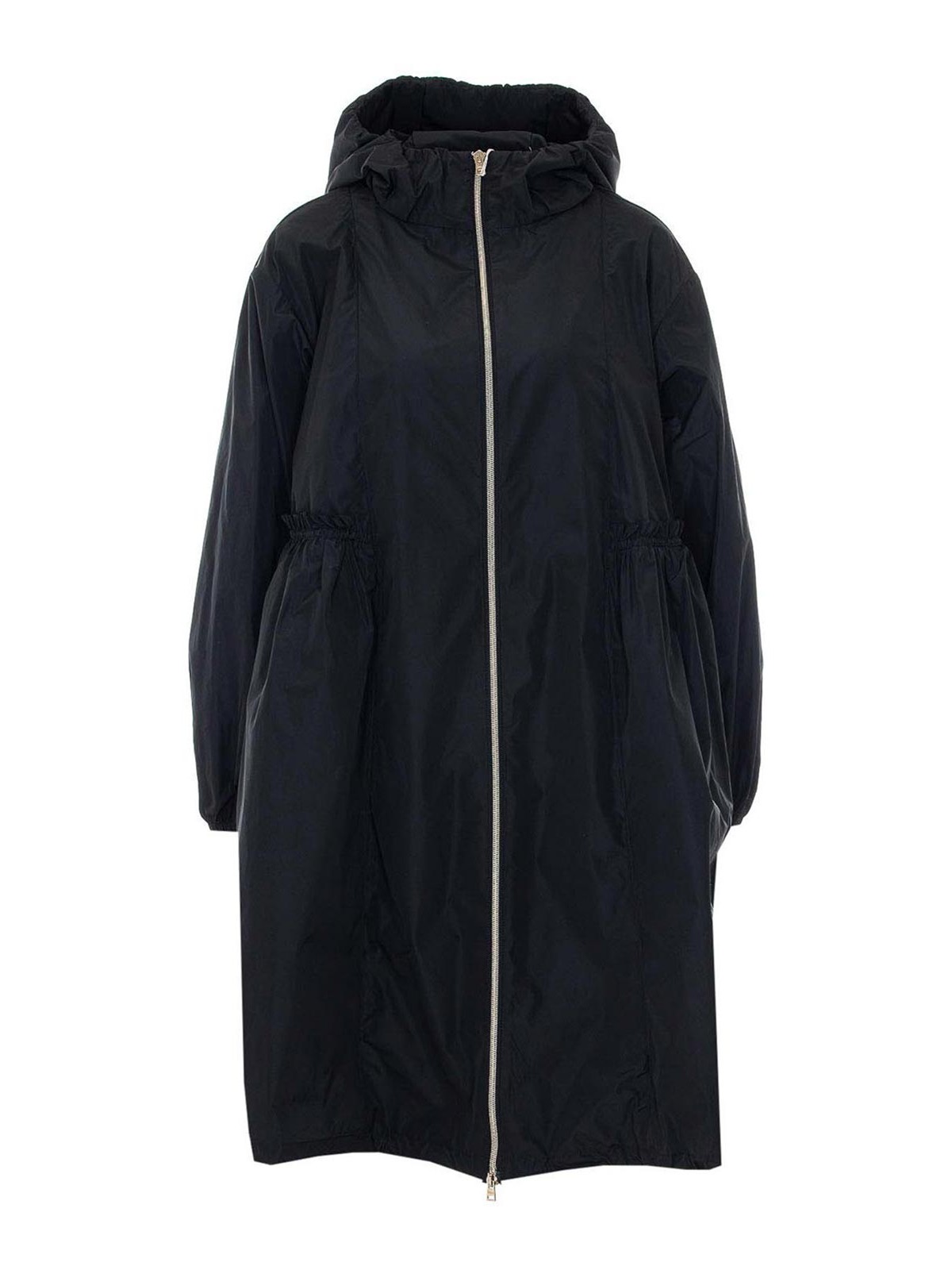 Herno - tech hooded parka elastic cuffs drawstring waist
