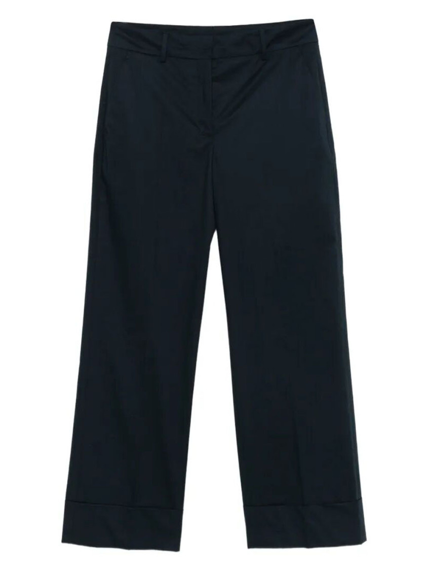 Blue Wide Leg Trouser